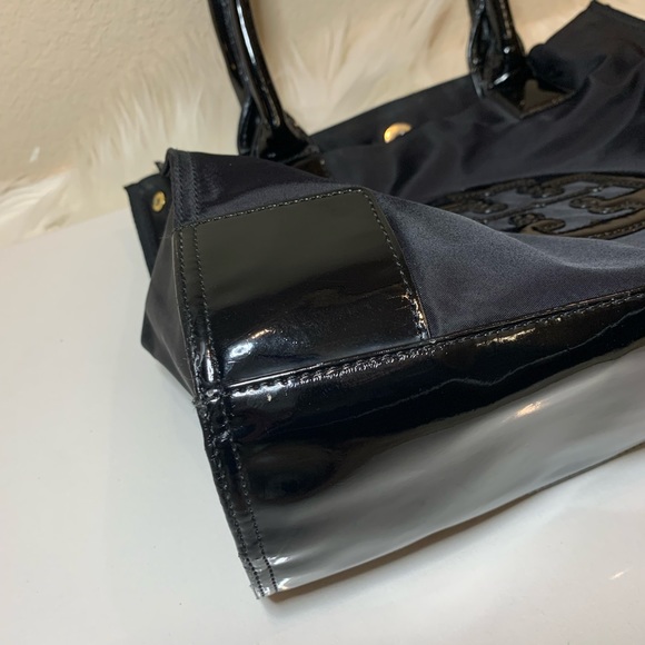 Tory Burch Ella Tote Large leather nylon bag - Picture 7 of 11